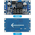 Miniatyrbilde 5 av 5: 2 stk. DC-DC BUCK Spenningsomformer Effektmodul justerbar modul stabil 36V 24V 12V til 5V 2A Effektmodul med LED-display