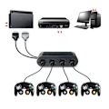 Miniatyrbillede 3 af 3: GameCube Controller Adapter til USB Kompatibel med Switch / PC / Wii U 168