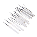Miniatyrbild 2 av 3: 15 Lock Pick Tools Lock Picking Kit Lockpicking Set Låssmed Verktyg Professionell Lock Pick Set (HY)