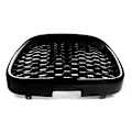 Miniatyrbilde 5 av 5: Glans/matt Svart Front Honeycomb Grill Mesh Badgeless Grill For Seat Leon Mk2 1p Altea Toledo Mk3 2004-2009 Frontfanger Gri Matte Black
