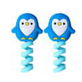 Miniatyrbild 1 av 5: 2 st Spiral Usb Laddare Data Kabelskydd Laddningstråd Prote Penguin