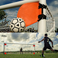 Miniatyrbild 7 av 8: 4 st Fotbollsträning Skottmål Fotboll Målträning
