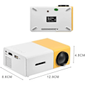 Miniatyrbild 2 av 3: Bärbar 1080p LED-projektor - Miniprojektor för hemmabio