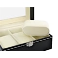 Miniatyrbilde 4 av 7: Klokkeboks - Klokkeeske / Eske for 3 klokker Black Svart