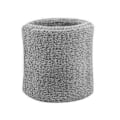 Miniatyrbilde 1 av 2: Svettebånd - Håndleddsbånd - Korte [8cm] - Dobbelpakke - grå Grey one size