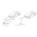 Miniatyrbillede 3 af 5: Bakkamera Assy 86267-AJ100 til Legacy 10-14 Backup Parkeringssensor Kamera 86267AJ10A