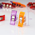 Miniatyrbilde 4 av 6: 10/20/50 stk. Syklips Plastklips Quilting Håndverk Hekling Strikking Sikkerhetsklips Diverse transparent transparent 20 pcs