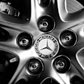Miniatyrbillede 5 af 5: Navkapsler, 4 stk Navkapsler 75mm Benz Biltilbehør med Logo, med Tre Forstærkede Spænder til Benz Navkapsler