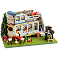 Pikkukuva 1 / 10: Cutebee DIY Nukkekoti 1/36 mittakaavan miniatyyri nukkekoti Japanilainen puutarharakennussarja Lelut lapsille Syntymäpäivälahjat TC83