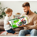 Pikkukuva 7 / 7: Puutavara-auto toimivalla nosturilla lelu & tukkinipulla, suuri 15\" puoliperävaunu kuljetusauto leikkisetti lapsille