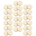 Miniatyrbillede 2 af 2: 50 stk. Runde Træskiver Runde Hjørner Træudskæringer Gravering Træskiver Trærunde Håndværk Træ C Beige Beige 4CM