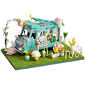 Pikkukuva 11 / 11: Cutebee DIY Nukkekoti 1/36 mittakaavan miniatyyri nukkekoti Japanilainen puutarharakennussarja Lelut lapsille Syntymäpäivälahjat QT27