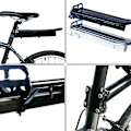 Miniatyrbillede 4 af 5: Cykel Bagagebærer Cykelstativ Aluminiumlegering Laststativ Bageste Hylde Cykling Sadelpindstaske Holder