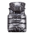 Miniatyrbillede 2 af 4: liktaa Unisex hiny Vandtæt Ærmeløs Jakke Letvægts Puffer Vest - Grå Grey S