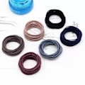 Pikkukuva 4 / 5: 100 kpl Hiuslenkkejä, hiusnauhoja, Hair bands Multicolor multifärg