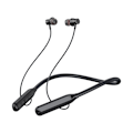 Miniatyrbilde 1 av 7: Bluetooth 50 timer musikk/samtale Handsfree Magnetisk Nakkebånd Black Svart