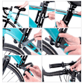Miniatyrbilde 4 av 7: Frammontert barn MTB sykkelsete for 2 3 4 5 solgt mykt babysete