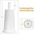 Miniatyrbillede 4 af 5: Vandfilter til Sage kaffemaskine, Sage Barista Express filter kompatibelt med Bes008/bes810/ses875/ses880/ses9890/ses990 (4-pak) [LGL]