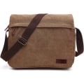 Miniatyrbilde 1 av 5: Herre Skulder Bag Canvas Skulder Bag Laptop Bag Skole Bag