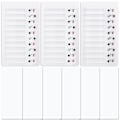 Miniatyrbillede 1 af 6: 3 stk. Blank Tjekliste Tavle Blankt Udskiftningspapir To Do Liste