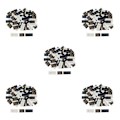 Pikkukuva 3 / 5: 1/2/3/5 100x Käsinkirjoitetut englanninkieliset merkit T tagit kangas DIY Vaatteet Käsinkirjoitettu kruunun tulostus 120 kpl Handmade Crown Print 120 Pcs 5 Sets