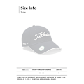 Pikkukuva 5 / 5: Titleist-lippis Unisex-lippis Ulkoilulajit Lippis Aurinkolippis Sapphire blue