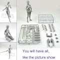 Miniatyrbild 1 av 4: 2.0 Actionfigurmodell för Shf Body Kun Doll Pvc Body-chan Dx Set [dB} Female