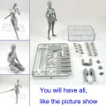 Miniatyrbillede 1 af 4: 2.0 Actionfigur Model til Shf Body Kun Dukke Pvc Body-chan Dx Sæt [dB} Female