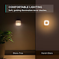 Miniatyrbillede 2 af 6: Lumi 3-pak LED-natlys med bevægelsessensor, varm hvidt lys, automatisk tænd/sluk, orienteringslys, energieffektivt (3-pak)