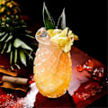 Miniatyrbillede 5 af 5: stk. Ananas Cocktailglas Prægede Juiceglas til Cocktails og Drikkevarer _xx Transparent
