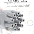 Miniatyrbild 5 av 5: 1 st. Maskin Nyhet Nöjen Automatiska Bubbel Leksaker Bärbar Bubbelblåsare Barn