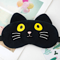 Miniatyrbild 1 av 3: Haysandy Söt Ögonmask för Sömn 3 Stycken Tecknad Hund Ansikte Ögonskydd Rolig Djur Katt Sovmask Mjuk Lättvikt Natt (Katt)