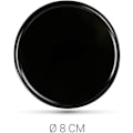 Miniatyrbilde 3 av 5: 5 stk. Nano Magiske Gel Limputer, Gjenbrukbar Sklisikker Silikonmatte for Biltelefonholder og GPS, Hjem, Kontor, Ingen Spor Paste (Svart)_xx