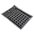 Miniatyrbilde 4 av 4: Kritttavle veggklistremerke 45x60cm Selvklebende DIY Avtakbar Vannfast PVC Kritttavle Kalender for Barn Hjemmeskole