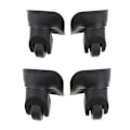 Miniatyrbillede 6 af 10: 2 stk. A08 Reservehjul til kufferter Reparation SORT S black_xx black S
