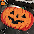Miniatyrbillede 1 af 6: Halloween badeværelse indretning efterår græskar badeværelse tæpper skridsikre sjove søde badeværelse tæpper til badeværelse bruser absorberende måtte - Perfet