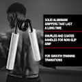 Miniatyrbilde 6 av 10: 100lbs-350lbs Fitness Heavy Grips Håndledd Håndgrep X 100 lbs