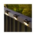 16-pakning solcellelamper for utendørs bruk, vanntette LED-solcellelamper for trapper, gjerde, hage, uteplass og gangvei
