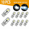 Pikkukuva 1 / 4: 10 kpl 6000k Canbus T10 168 194 W5w Dome License Side Marker Led Light Bulb White