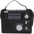 Miniatyrbild 8 av 10: Handvevad Radio AM FM SW Multiband LED Nödradio med MP3-spelare U-disk Lagringskortplats