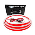 Miniatyrbilde 1 av 5: Billampestriper for bil, dynamiske LED-lys for biler, utvendige fleksible lysstriper for dagslys dekorative LED-striper hvite White 1m