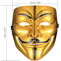 Pikkukuva 2 / 5: 4 kpl V For Vendetta Guy Mask Halloween Costume Cosplay Party Mask Anonymous Mask Aikuiset Lapset Unisex Carnival Mask Halloween Cosplay Party Lahjat -