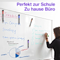 Miniatyrbilde 5 av 5: 12 magnetiske whiteboard-penner og viskelærsett - fargede whiteboard-penner viskbare - tørrslettepenner - tynne whiteboard-penner for barn viskelær