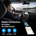 Miniatyrbillede 3 af 5: Trådløs CarPlay-adapter til iPhone 2025 Opgradering Konvertering Kablet Apple CarPlay-adapter til Trådløs Mini USB til Bil med USB A Type C