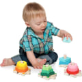 Miniatyrbillede 7 af 9: Montessori Legetøj 1 År Gammel, Træpuslespil til Baby, Sortering Stabling Blokke Læringslegetøj 2 År