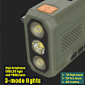 Miniatyrbillede 2 af 10: Håndsvinget Generator DAB/FM Bluetooth Radio Nød Håndsving Solenergi Radio
