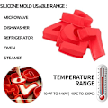 Miniatyrbillede 4 af 5: 10 tommer silikone tal 0 kageforme