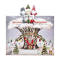 Miniatyrbillede 1 af 5: Julemandens Adventskalender 2024 med 24 Plys Julemænd, Julegave 2024 til Børn og Voksne Default
