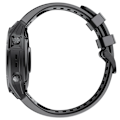 Miniatyrbillede 4 af 5: 20MM Rem til håndled i silikone med hurtigspænde til Garmin Fenix 7S/6S/6S Pro/5S/5S Plus/Descent Mk2S ur (sort) Sort Black