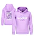 Kpop Witch Hunters Barn Tröja Dubbelsidig Tryckt Kort Tröja purple 120cm